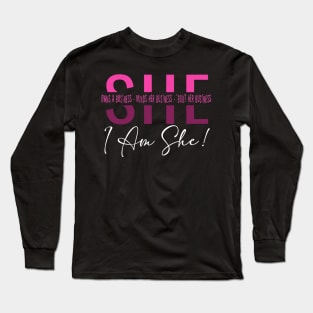 She Owns A Business Mind Her Business Long Sleeve T-Shirt